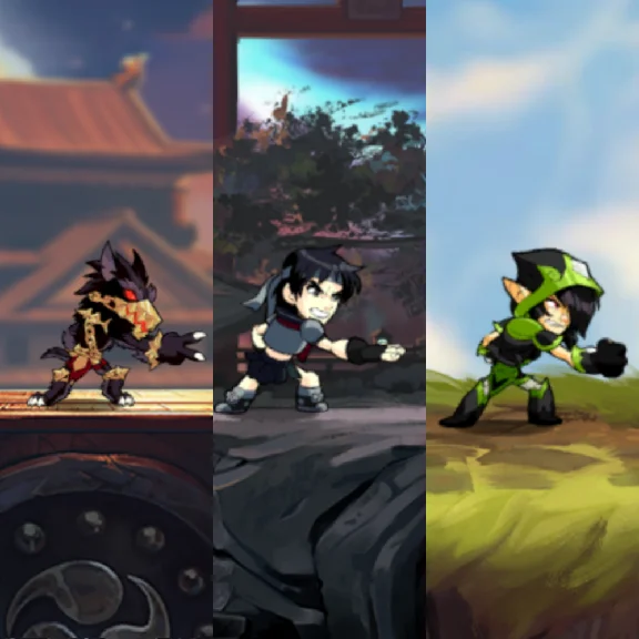 Brawlhalla 🕺 RPS Rock, Paper, Scissors emotes (3 in 1)
