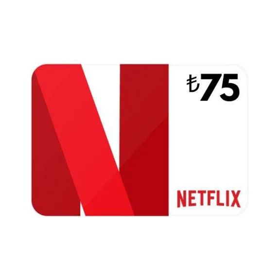 🎬Netflix Gift Card - 75 TL (Turkey)
