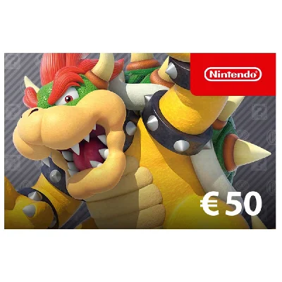 🎁 NINTENDO ESHOP PAYMENT CARD - 50 EUR [EU] | DISCOUNT