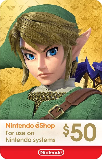 🎁 NINTENDO ESHOP PAYMENT CARD - 50 USD [USA]