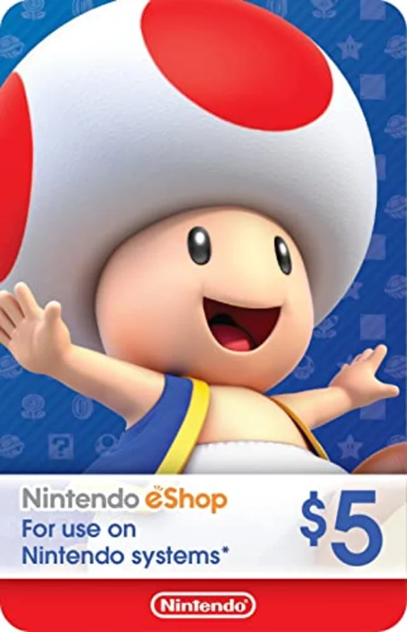 Nintendo eShop 🕹️ Gift Card $5 USD (US)🔥Best Price🔥