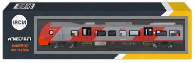 Electric train Lastochka for Minecraft