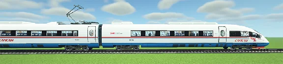 Sapsan electric train for Minecraft