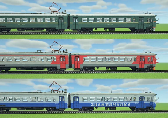 Electric train ER9PK for Minecraft