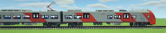 Electric train Lastochka for Minecraft