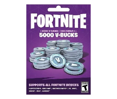 ✅ Fortnite 5000 V-Bucks⚡️ВБАКСЫ⚡️VBUCKS⚡️VB⚡️ВБ⚡️5000
