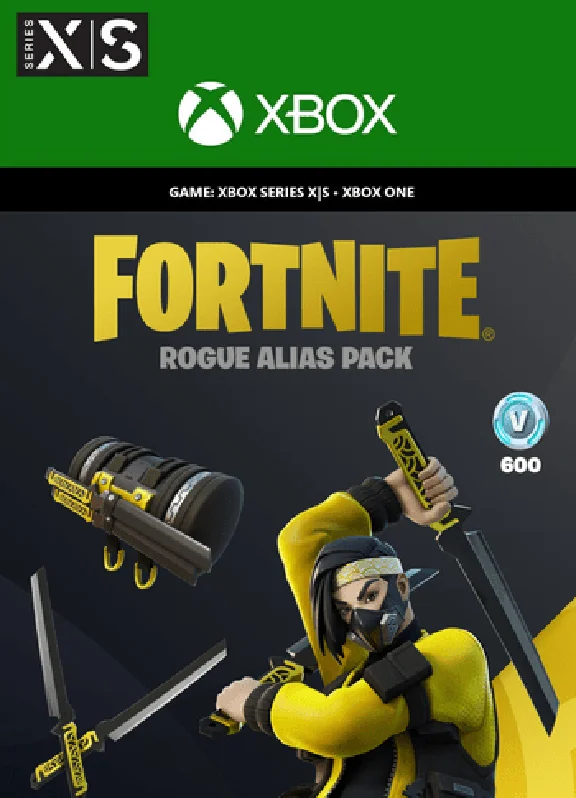 🔑[ FORTNITE ] Rogue Alias Pack+600 V-Bucks Ключ XBOX✅