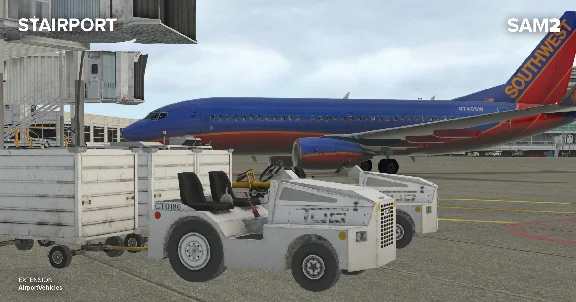 X-Plane 11 - Add-on: SAM AirportVehicles 💎 DLC STEAM