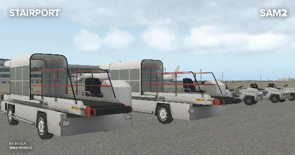 X-Plane 11 - Add-on: SAM AirportVehicles 💎 DLC STEAM