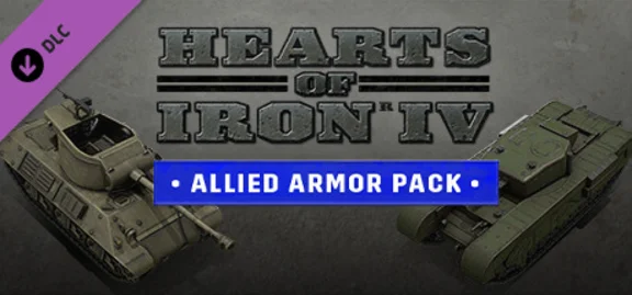 Hearts of Iron IV: Allied Armor Pack DLC | Steam Gift Р