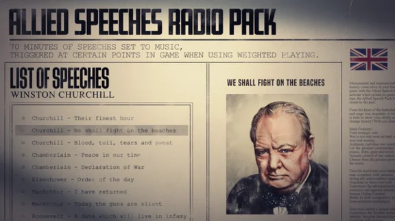 Hearts of Iron IV: Allied Speeches Music Pack DLC | Ste