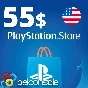 🔶PSN 55 USD($) USA [Top-Up Wallet] Official Key