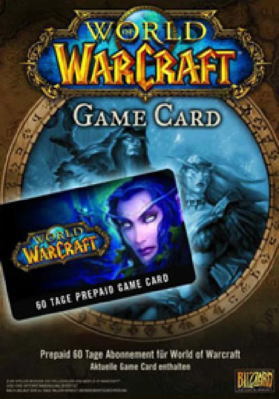 WOW. 60-day Game Card (Европейская версия)