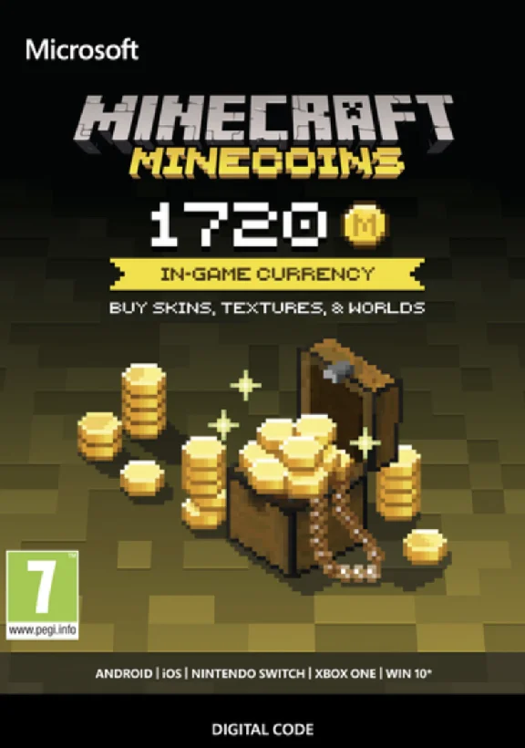 ✅Minecraft Minecoin Pack 1720 Coins Xbox Live ✅GLOBAL🌎