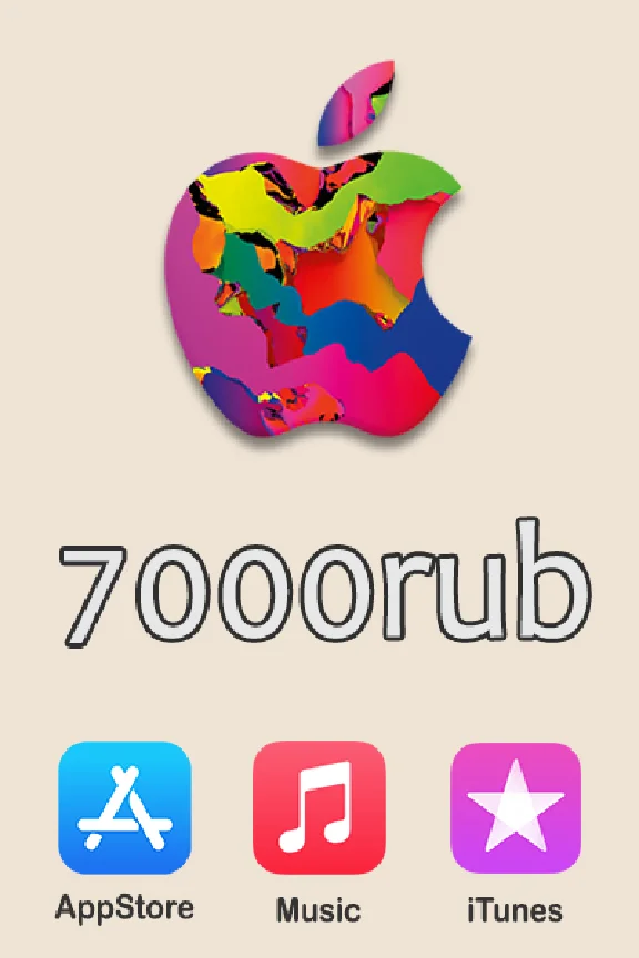 iTunes gift card 7000 rubles | Apple iCloud iBook Music