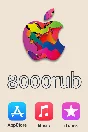 iTunes gift card 8000 rubles | Apple iCloud iBook Music