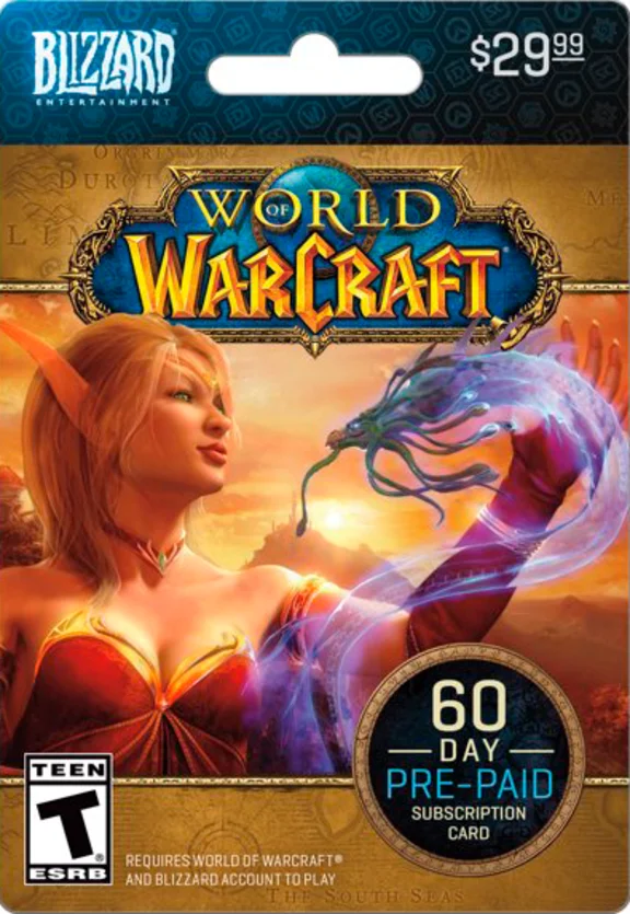 🌠 Blizzard World of Warcraft 60 Days Time Card EU