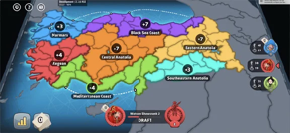 RISK: Global Domination - Countries & Continents 2 Map 
