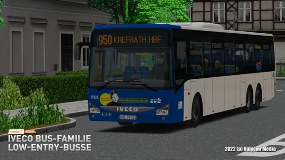 OMSI 2 Add-on IVECO BUS Family Low Entry Buses DLC | St