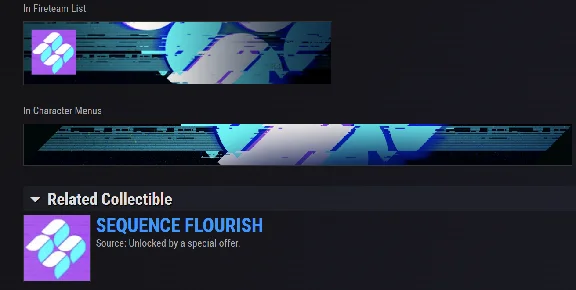 Destiny 2 emblem - SEQUENCE FLOURISH