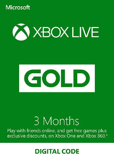🔥🔥🔥Xbox Live Gold 3 months Key 🌎Global✅
