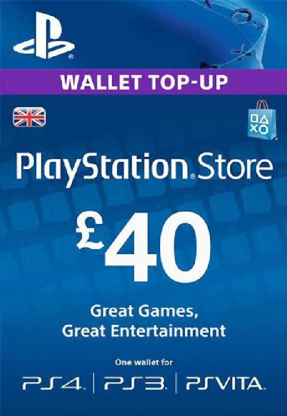 Playstation Network PSN £40 (UK)