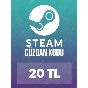 ✅Кошелек Steam - 20 TL 🔥 Подарочная карта 🎁 (ТУРЦИЯ)