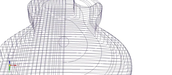 Подробный чертеж топа Gibson Les Paul в AutoCAD