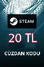 ✅Кошелек Steam - 20 TL 🔥 Подарочная карта 🎁 (ТУРЦИЯ)