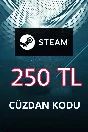✅Кошелек Steam - 250 TL 🔥 Подарочная карта 🎁 (ТУРЦИЯ)