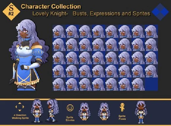 RPG Maker MV - Lovely Knights Character Assets DLC | St