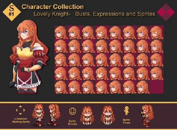 RPG Maker MV - Lovely Knights Character Assets DLC | St