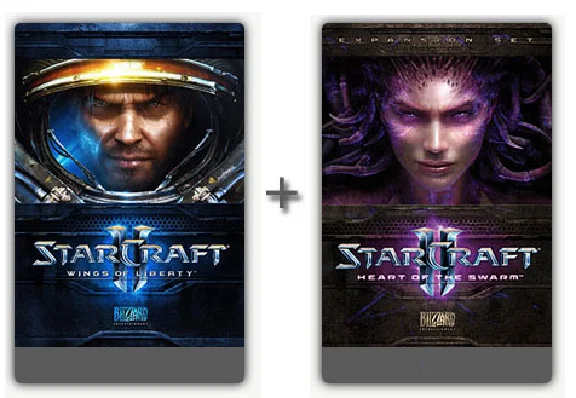 STARCRAFT 2 BATTLECHEST GLOBAL MULTILANGUAGE (WOL+HOTS)