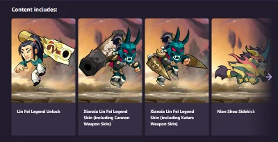 Brawlhalla🔑: Xianxia Bundle⭐️