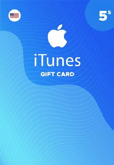 🍎🍏Apple iTunes Gift🎁 Card 5$  iTunes Key USA 🇺🇸