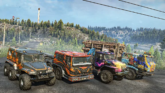 SnowRunner - Burning Bright Vinyl Wrap Pack 💎DLC STEAM