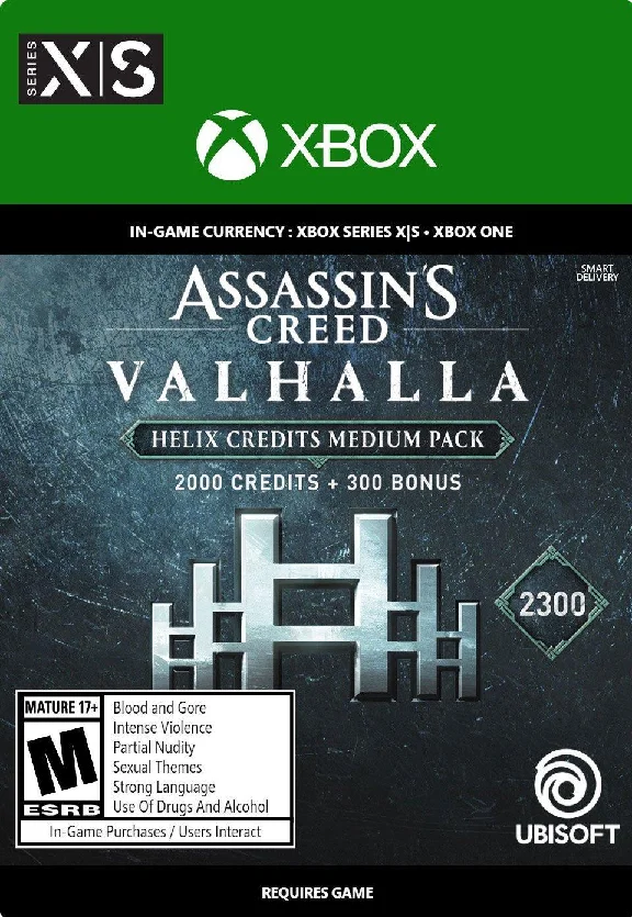 ASSASSIN´S CREED VALHALLA CREDITS HELIX 1050-6600 XBOX