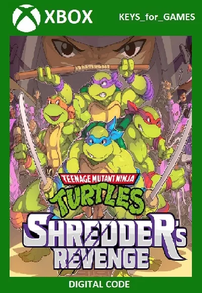 ✅🔑Teenage Mutant Ninja Turtles Shredder´s Revenge XBOX