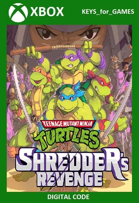 ✅🔑Teenage Mutant Ninja Turtles Shredder´s Revenge XBOX