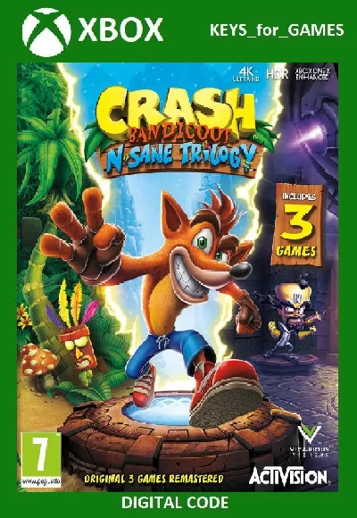 ✅🔑Crash Bandicoot N. Sane Trilogy XBOX ONE/SeriesX|S🔑