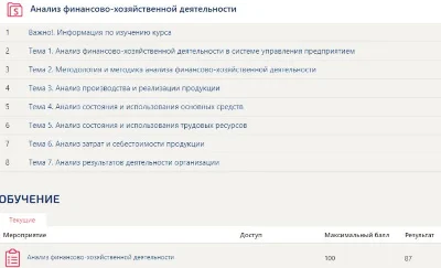 Analysis of financial and economic activity Synergy