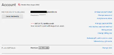 Netflix Premium | Подписка на 1 год | Свой профиль RU