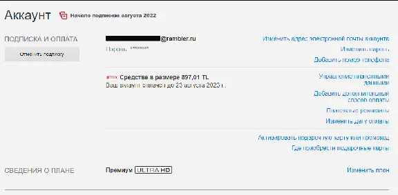 Netflix Premium | 1 year subscription | Your profile EN