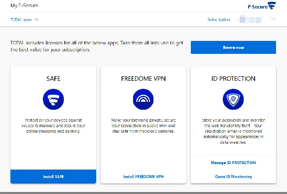 F-Secure TOTAL 1 year /15 devices (subscription) Global