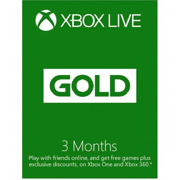 🟩XBOX LIVE Gold 3 Months Code (RENEW - 0% Fee)🌏
