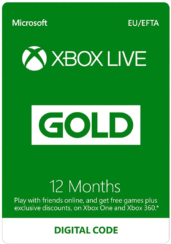 🟩XBOX LIVE Gold 12 Months PrepaidCode (RENEW 0% Fee)🌏