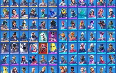 Fortnite account много skins post office (fat)🔥