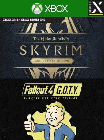 ✅ Skyrim Anniversary + Fallout 4 G.O.T.Y Bundle XBOX 🔑