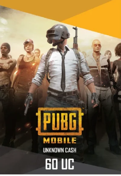 PUBG Mobile 60 UC Unknown Cash 🔴 GLOBAL KEY 🔑