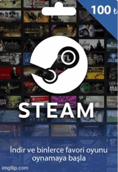 💎 ПОДАРОЧНАЯ КАРТА STEAM WALLET 100 TL💎 🔴 ТУРЦИЯ 🔴